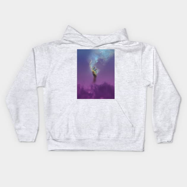 Reaching for the highest desire Kids Hoodie by Kokeeneva